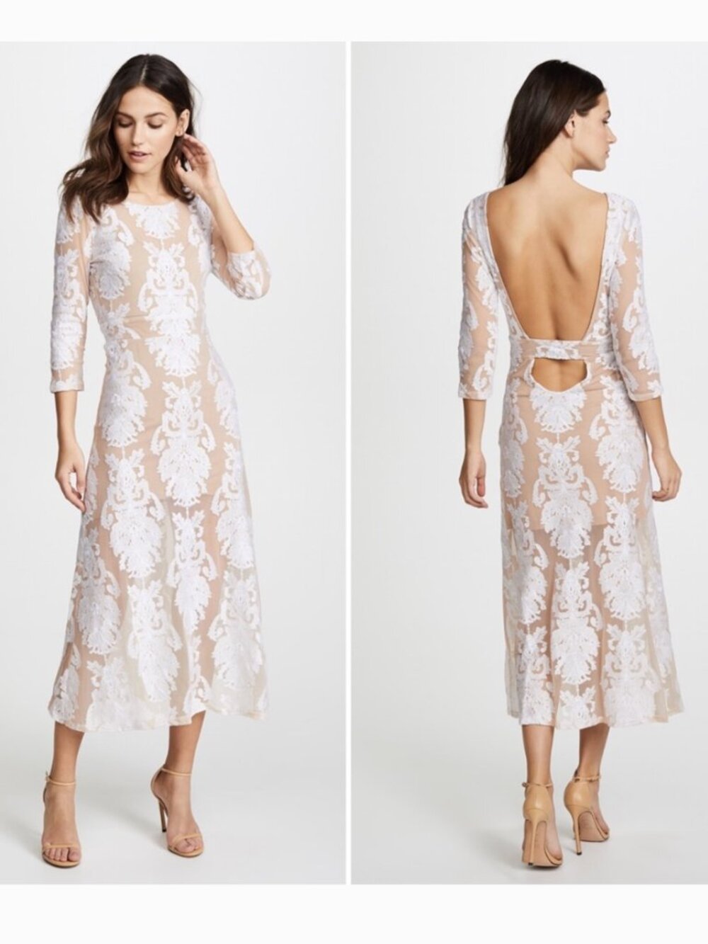 NWT For Love and Lemons San Marcos Midi Dress